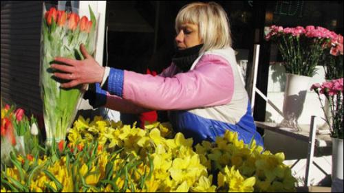 Квітковий ринок у Черкасах суттєво зменшується
