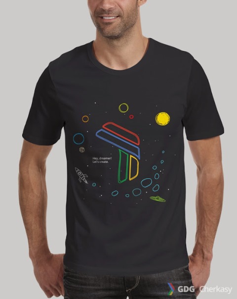Черкаська дизайнерка може одягнути у свої футболки учасників Google Developers Group