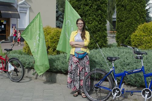 Незрячі люди на велосипедах приїхали зі Львова до Черкас