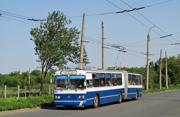 У Черкасах через тролейбус впав світлофор (ВІДЕО)
