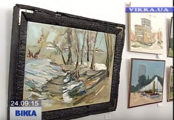 Художник зобразив черкаські краєвиди на полотні (ВІДЕО)
