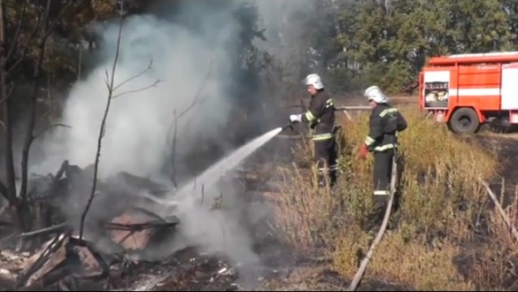 На Черкащині через господаря мало трагічно не згорів будинок (ВІДЕО)