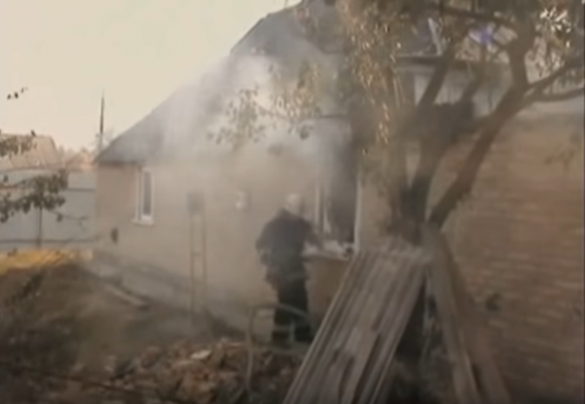 На Черкащині мало не згорів житловий будинок (ВІДЕО)