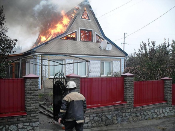 На Черкащині через страшну пожежу родина мало не залишилися без будинку