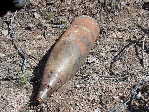 В області  знайшли два артилерійські снаряди