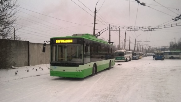 Нові тролейбуси возитимуть черкащан за маршрутами № 7 та 10