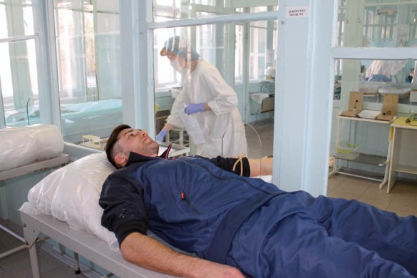 Черкаські футболісти стали донорами крові (фотофакт)