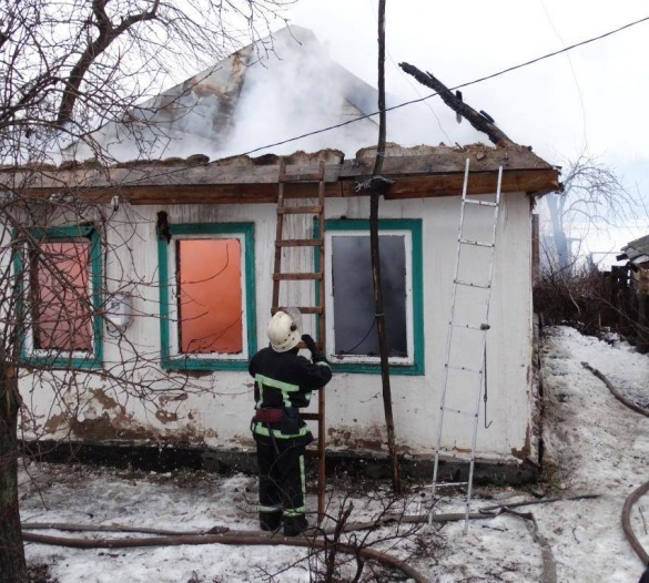 На Черкащині сталася пожежа у житловому будинку