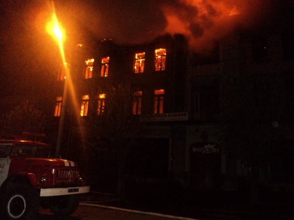 На Черкащині сталася масштабна пожежа (ФОТО)