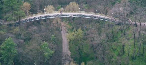 У мережі показали черкаський парк з незвичного ракурсу (ВІДЕО)