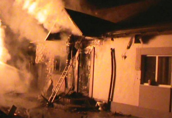 На Черкащині сталася масштабна пожежа у будинку