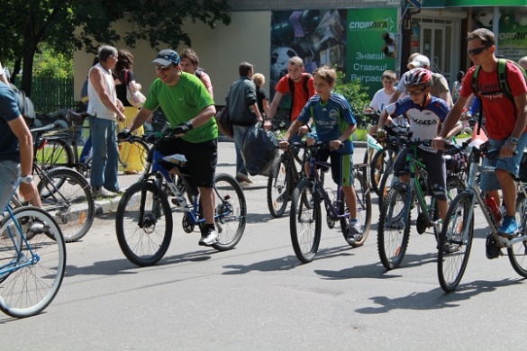 У суботу сотні жителів Черкас масово пересядуть на велосипеди