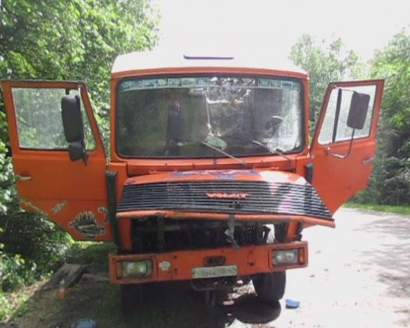 На Черкащині під час руху спалахнув вантажний автомобіль
