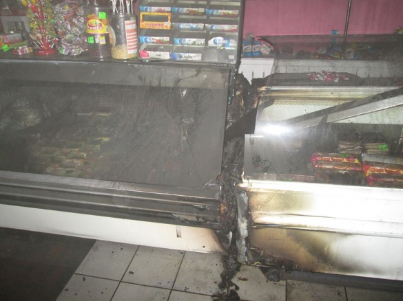 На Черкащині у продуктовому магазині сталася пожежа