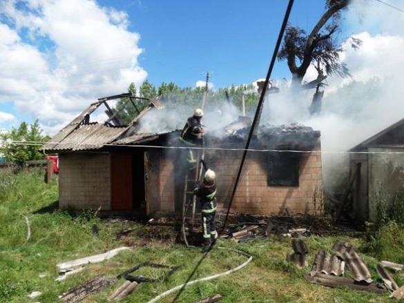 У Черкаській області під час пожежі в будинку загинув чоловік