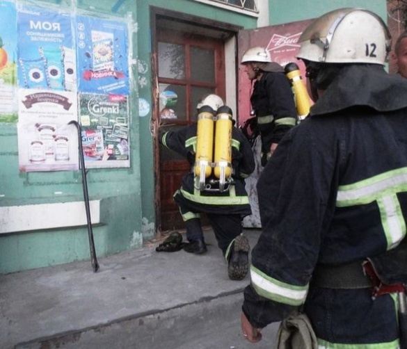На Черкащині пожежа охопила магазин