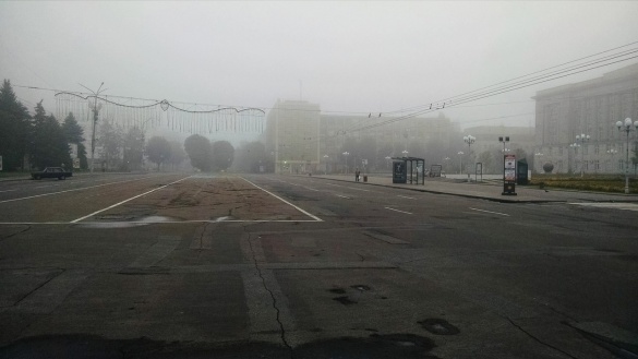 Черкащани у мережі діляться вражаючими фото міста у тумані