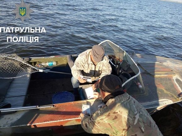 Водна поліція спіймала в Черкаській області чергового браконьєра (ФОТО)