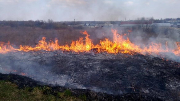 Протягом тижня на Черкащині утримається надзвичайна пожежна небезпека