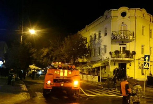 В уманському ресторані сталася пожежа (ФОТО)