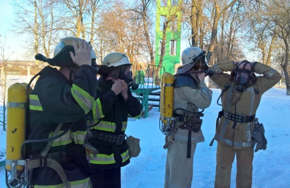 Працівники пожежно-рятувальних частин з Черкащини складали іспити (ФОТО)