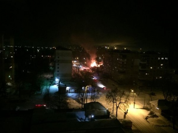 У Черкасах вночі сталася масштабна пожежа у приватному будинку (ФОТО)