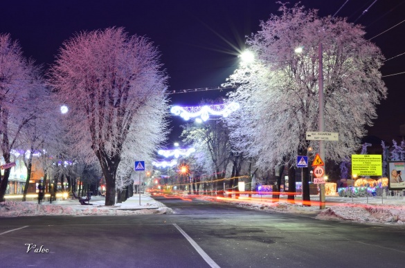 Зимова казка у центрі Черкас триватиме до кінця січня (ФОТО)
