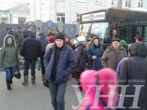 Черкаські протестувальники заблокували рух транспорту на центральній вулиці