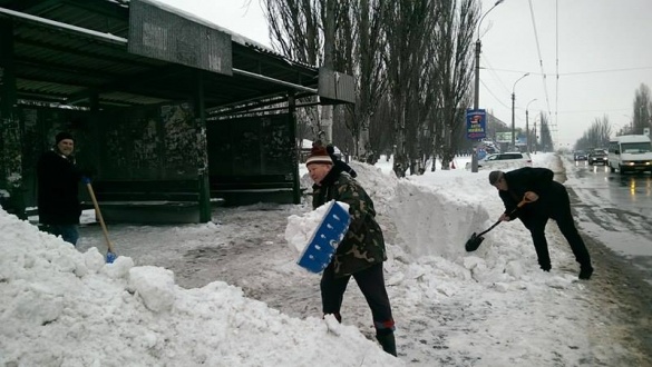 Стало відомо, за скільки у Черкасах в січні прибирали сніг