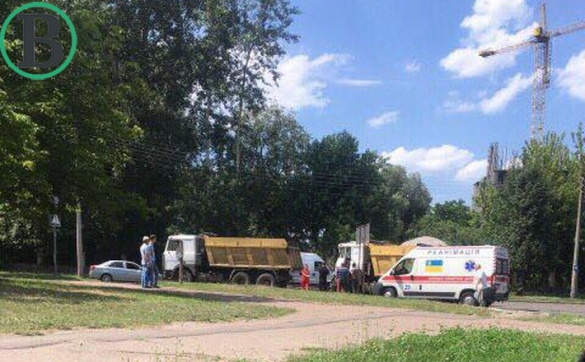 В ДТП у Черкасах потрапили дві вантажівки (ФОТО)