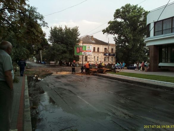 Рятувальники розблокували рух транспорту по бульвару Шевченка