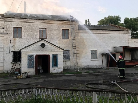 На Черкащині сталася пожежа на заводі