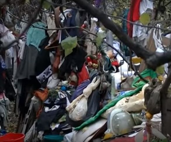 Життя у купі сміття: на Черкащині пенсіонер скаладає на своєму подвір'ї непотріб (ВІДЕО)