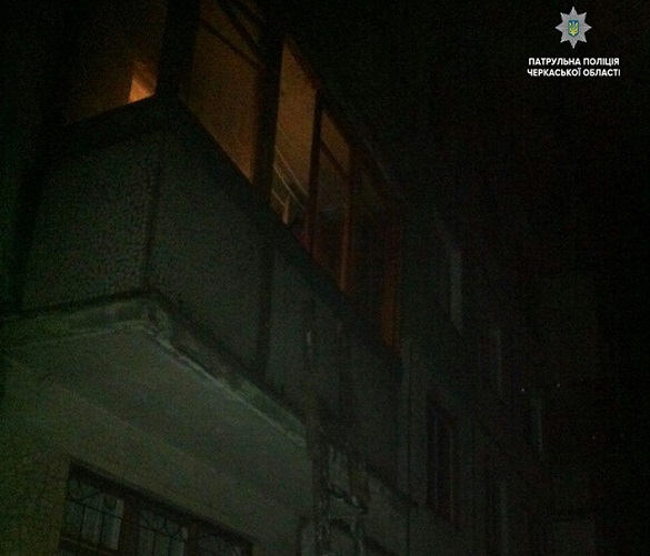 У Черкасах затримали домушника, який заліз по драбині до чужої квартири (ФОТО)