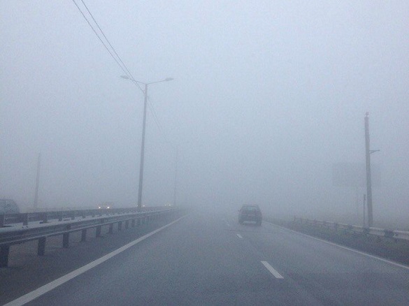 До уваги водіїв: у Черкасах та області очікується густий туман