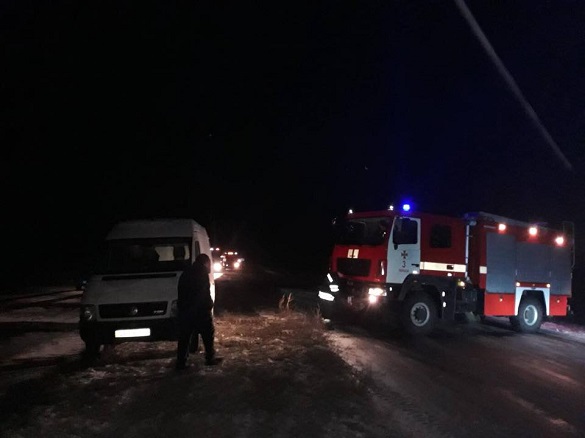 У Черкаській області внаслідок ДТП було перекрито рух транспорту (ФОТО)