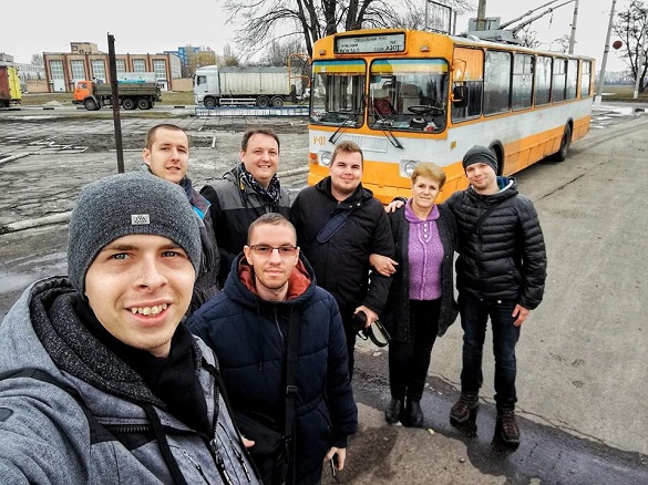 Іноземці приїхали до Черкас випробувати тролейбуси (ФОТО, ВІДЕО)