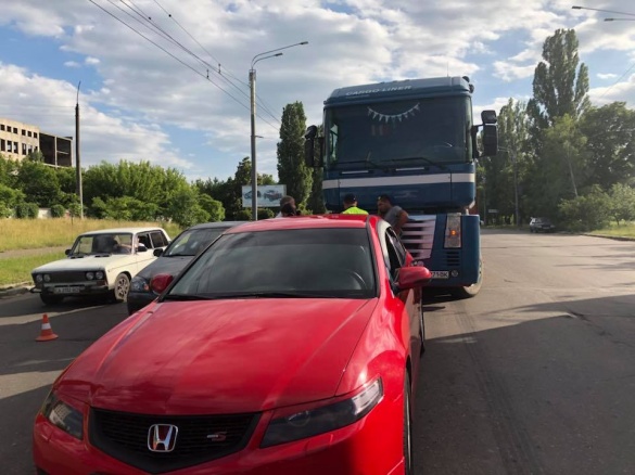 На перехресті Сумгаїтської та Одеської сталася ДТП (ФОТО)