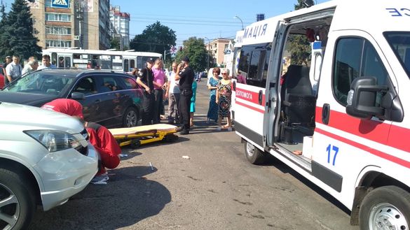 Винуватець аварії в центрі Черкас розповів, як сталося ДТП (ВІДЕО)