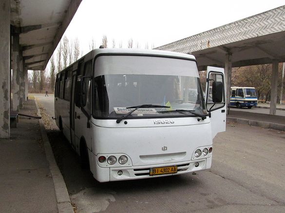 В автобуса Полтава-Черкаси змінений розклад  руху