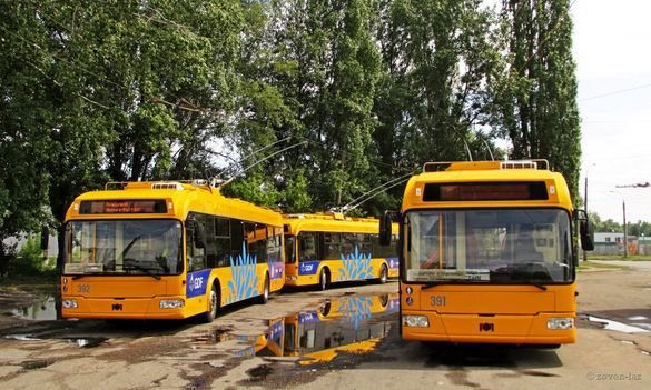Кілька тролейбусів у Черкасах рухатимуться за іншим маршрутом