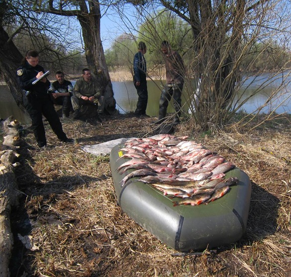 На Черкащині браконьєри наловили риби на майже 10 тисяч гривень