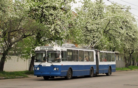 Деякі черкаські тролейбуси сьогодні змінять маршрут