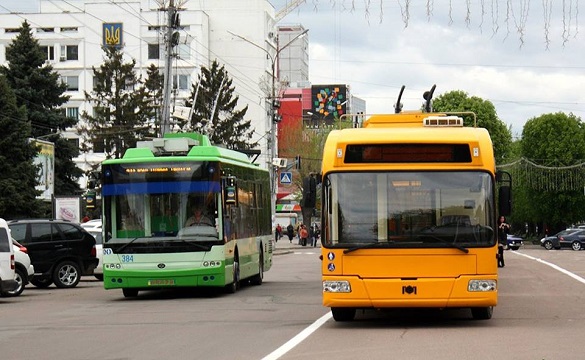 Деякі черкаські тролейбуси сьогодні їздитимуть за зміненим маршрутом