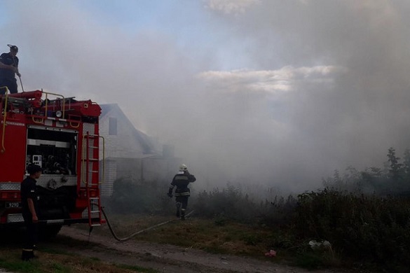 На Черкащині вщент згорів житловий будинок (ФОТО)