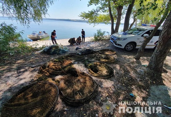 На Черкащині виявили браконьєрські сітки (ФОТО)