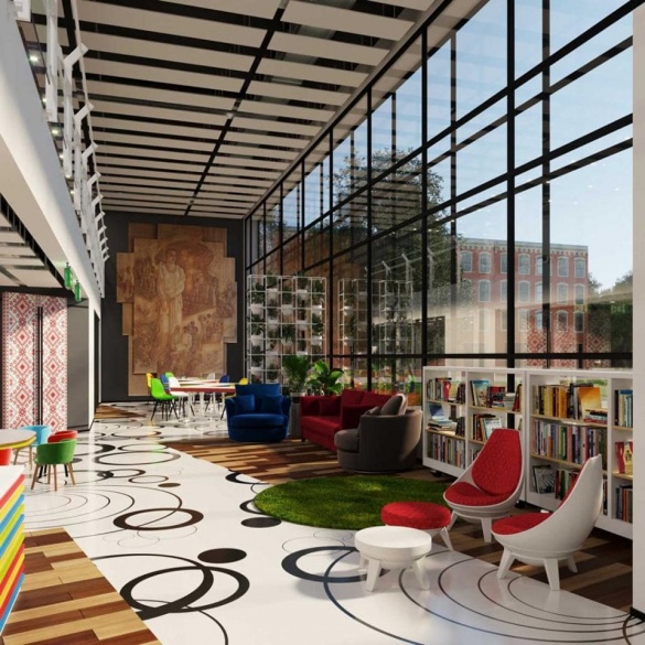 У мережі показали, як виглядатиме майбутній бібліохаб у центрі Черкас (ФОТО)