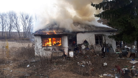 На Черкащині у пожежі загинув чоловік (ВІДЕО)
