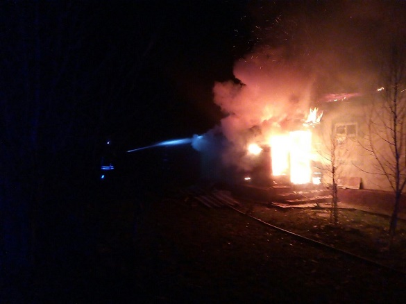 У селі на Черкащині загорівся житловий будинок (ФОТО)