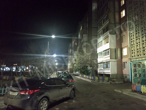 Одна з вулиць в Черкасах засвітилася світодіодними світильниками